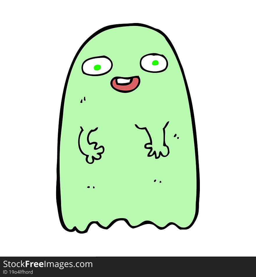 funny cartoon ghost