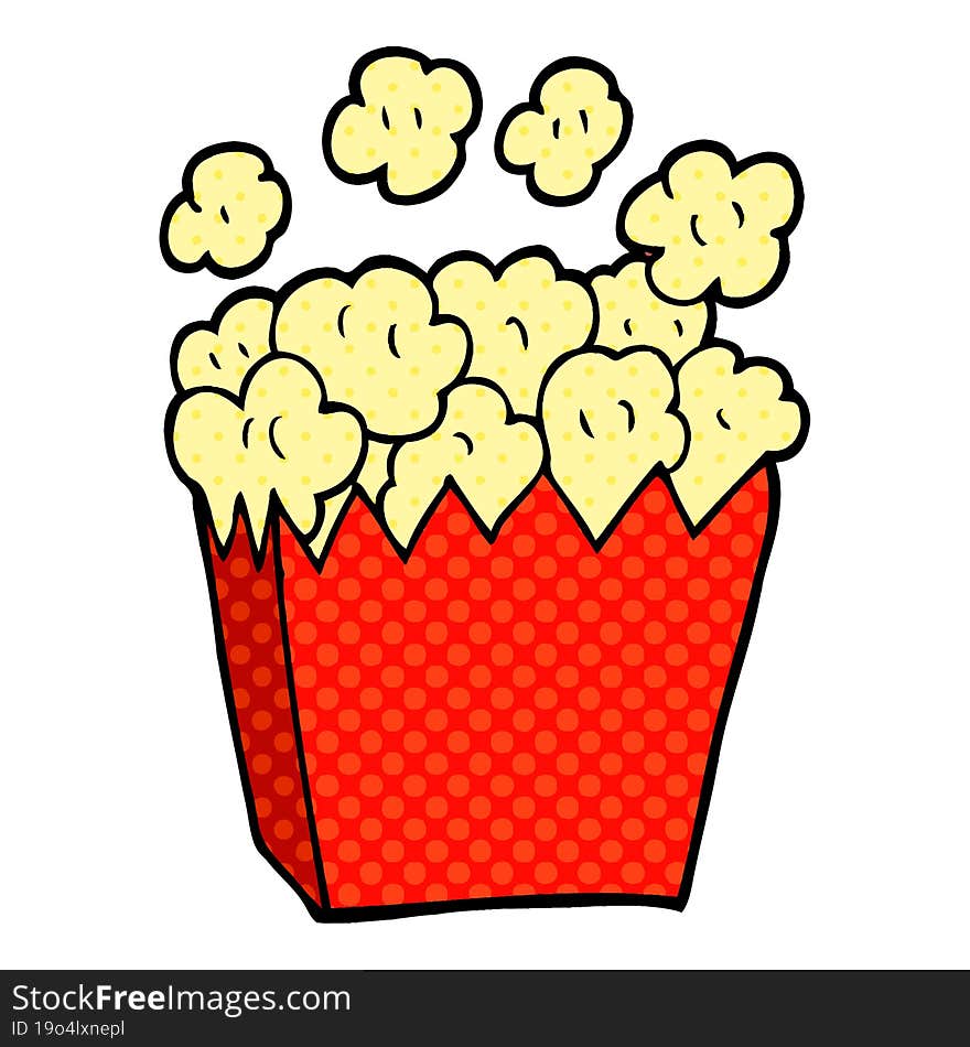 cartoon doodle cinema popcorn