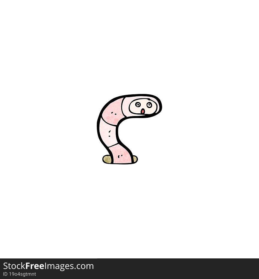 cartoon worm