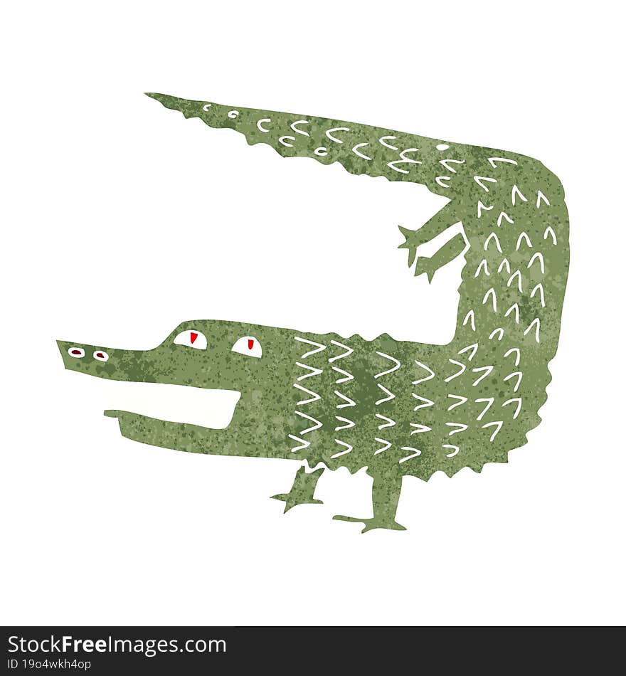 cartoon crocodile