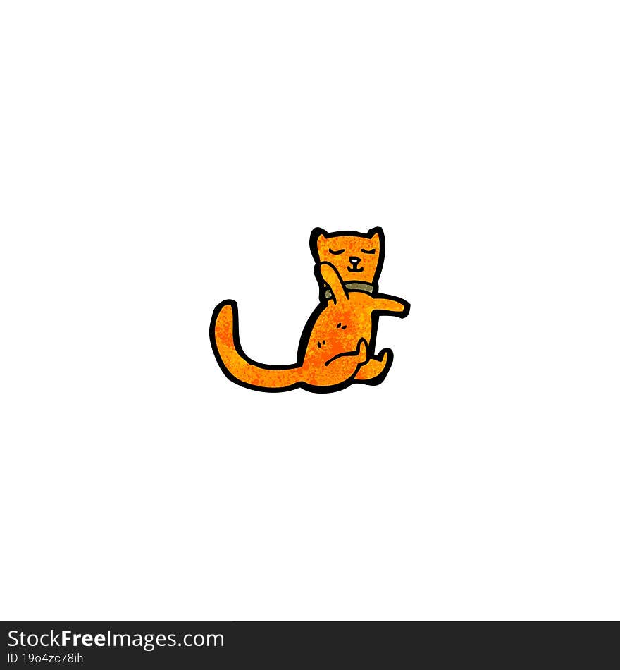 funny cartoon cat