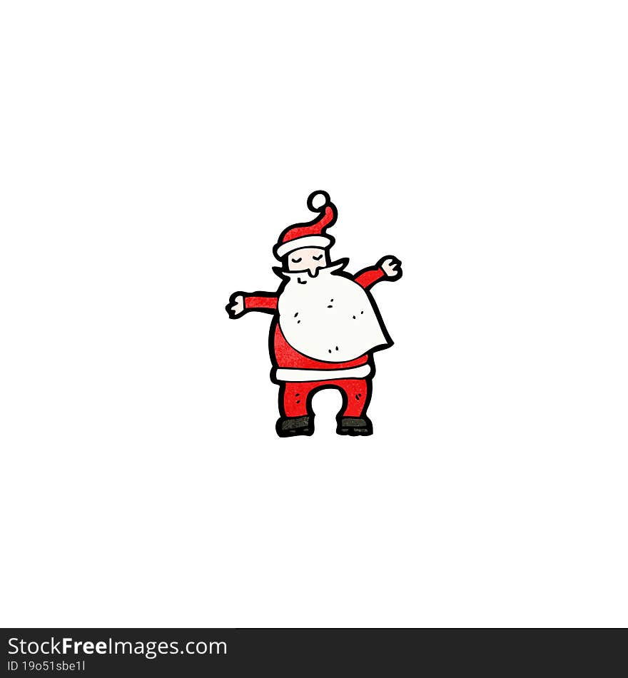 cartoon santa claus