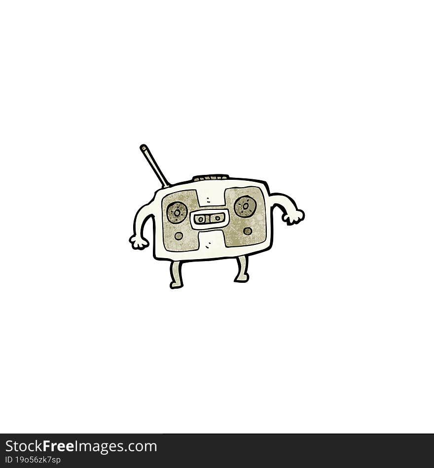 radio cassette player cartoon