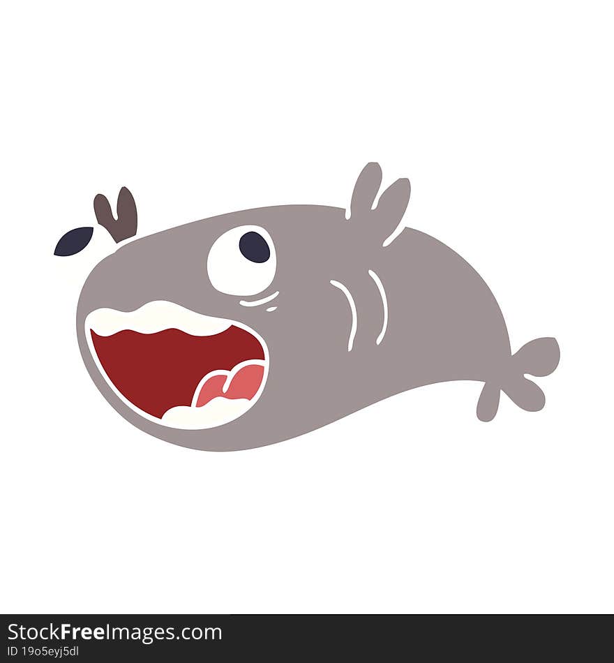 cartoon doodle of a fish