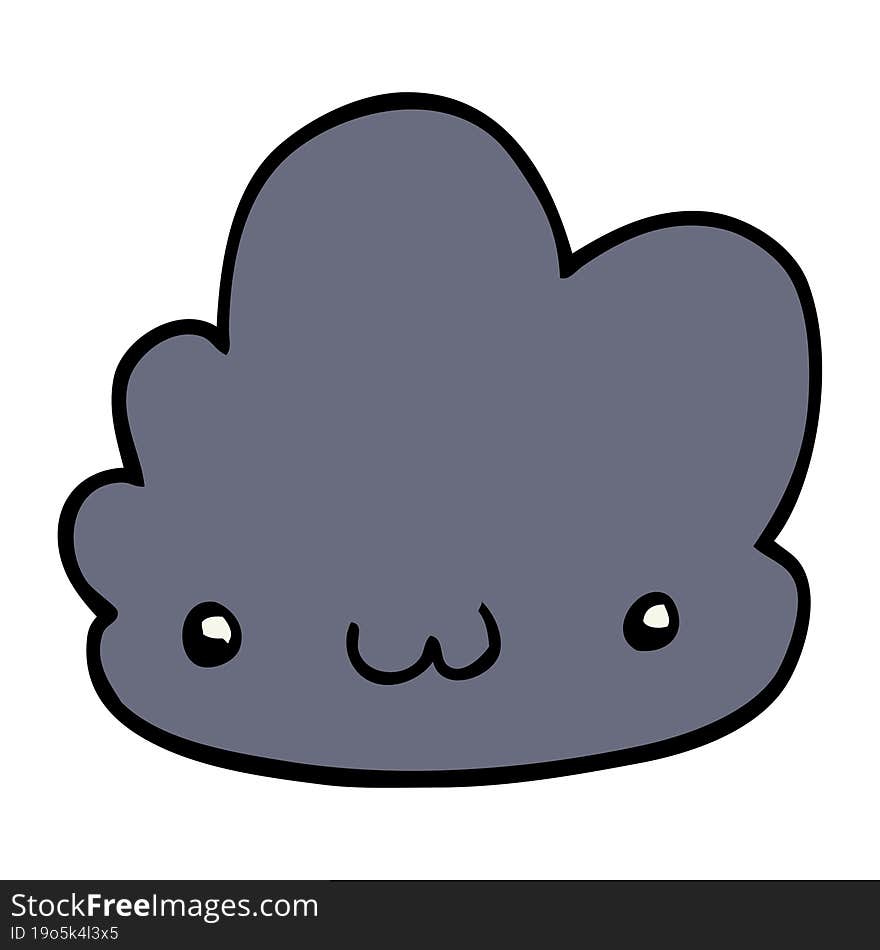 Cute Cartoon Cloud