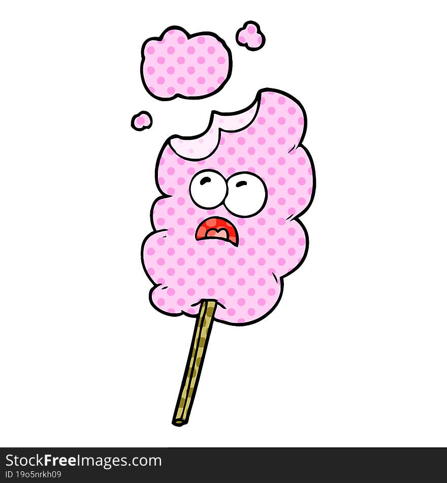 cotton candy cartoon. cotton candy cartoon