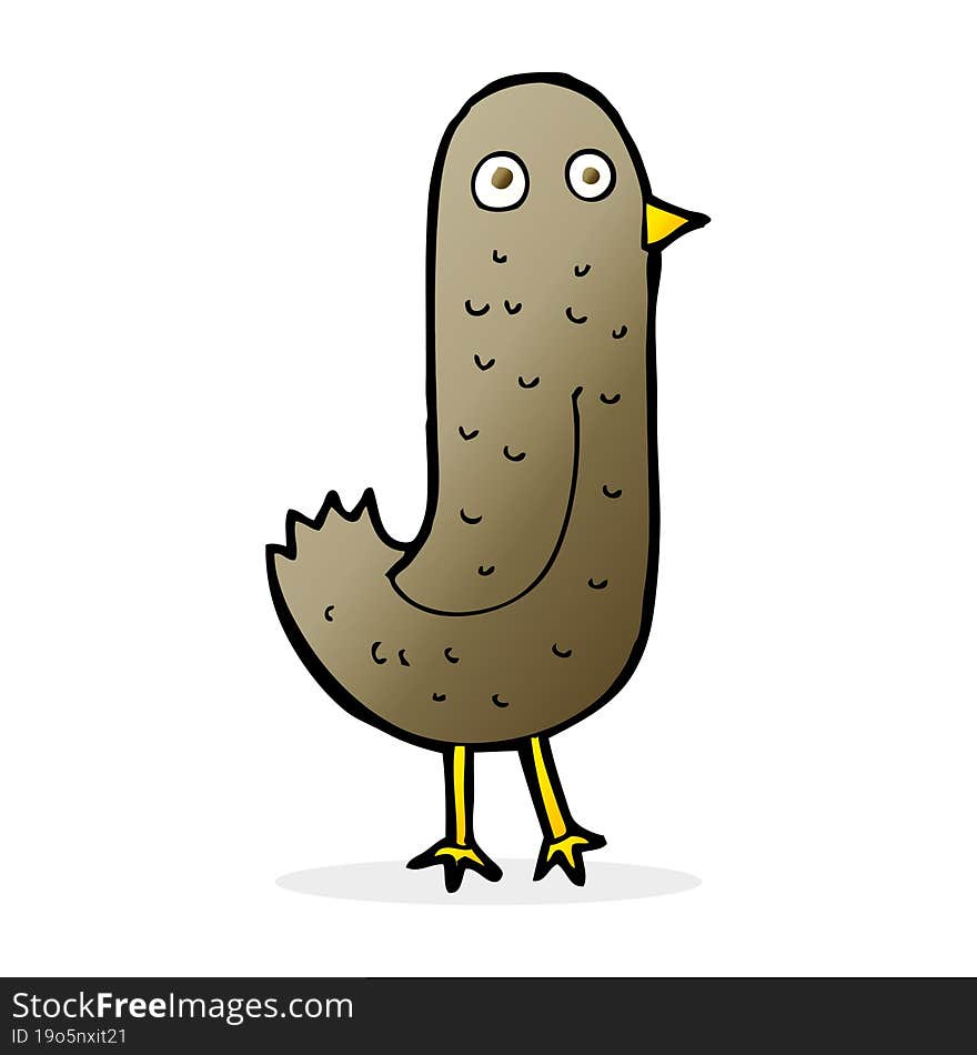 Funny Cartoon Bird