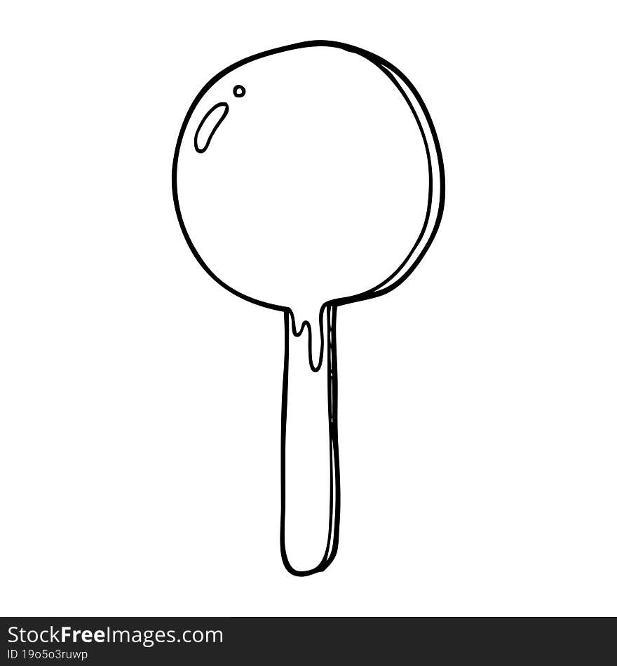 cartoon lollipop