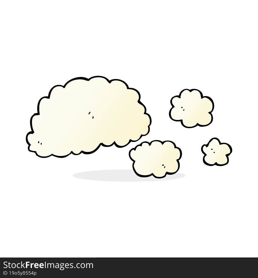 cloud of smoke cartoon element