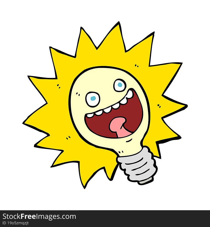 cartoon lightbulb