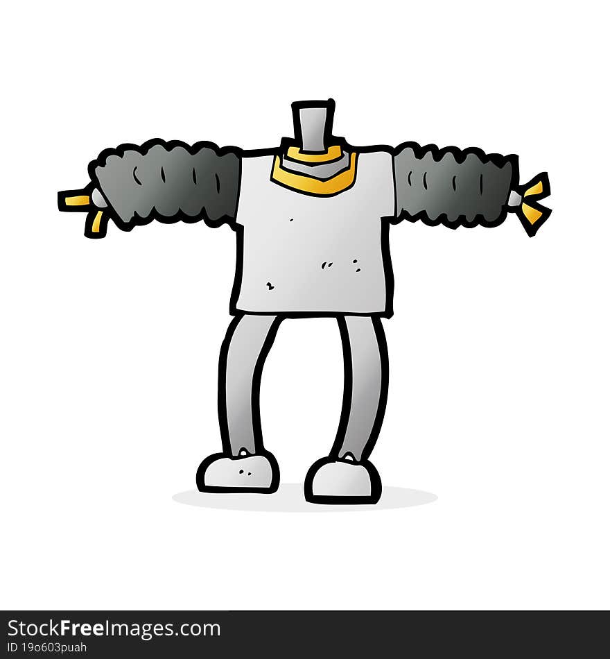 Cartoon Robot Body (mix And Match Cartoons Or Add Own Photos