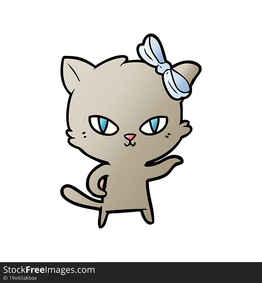 cute cartoon cat. cute cartoon cat