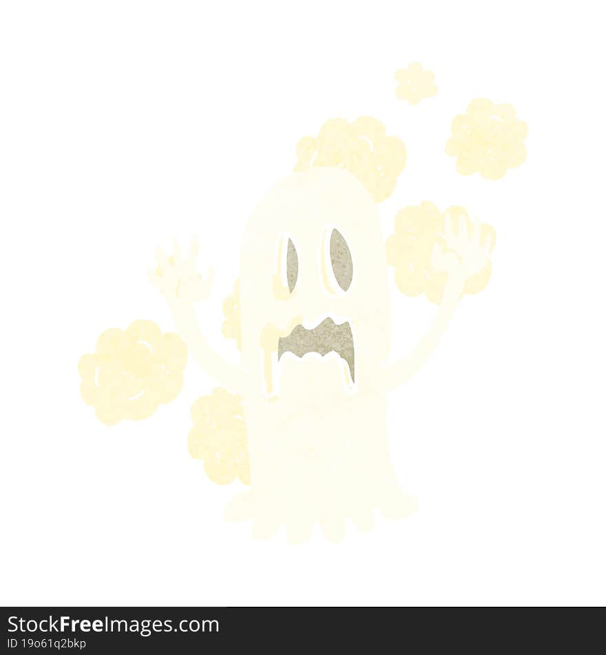 Cartoon Spooky Ghost