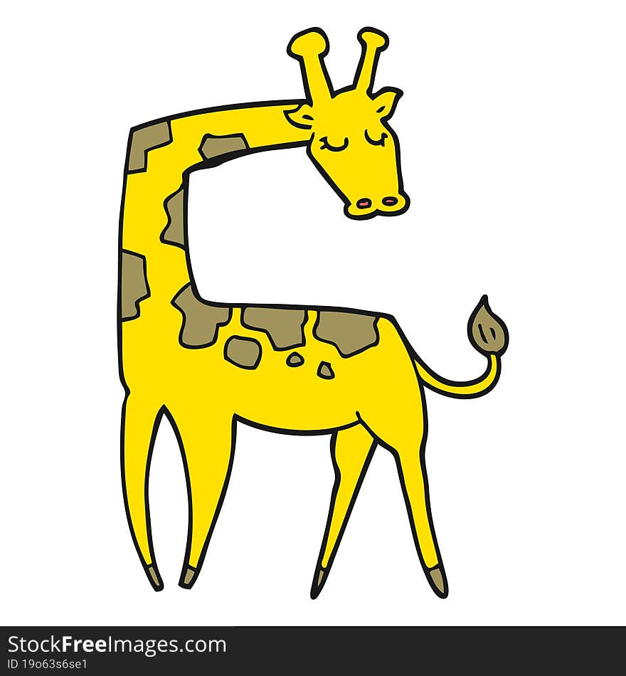 cartoon giraffe