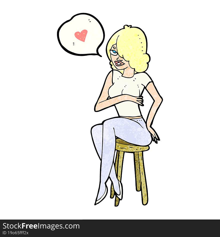 woman sitting on chair talking about love. woman sitting on chair talking about love