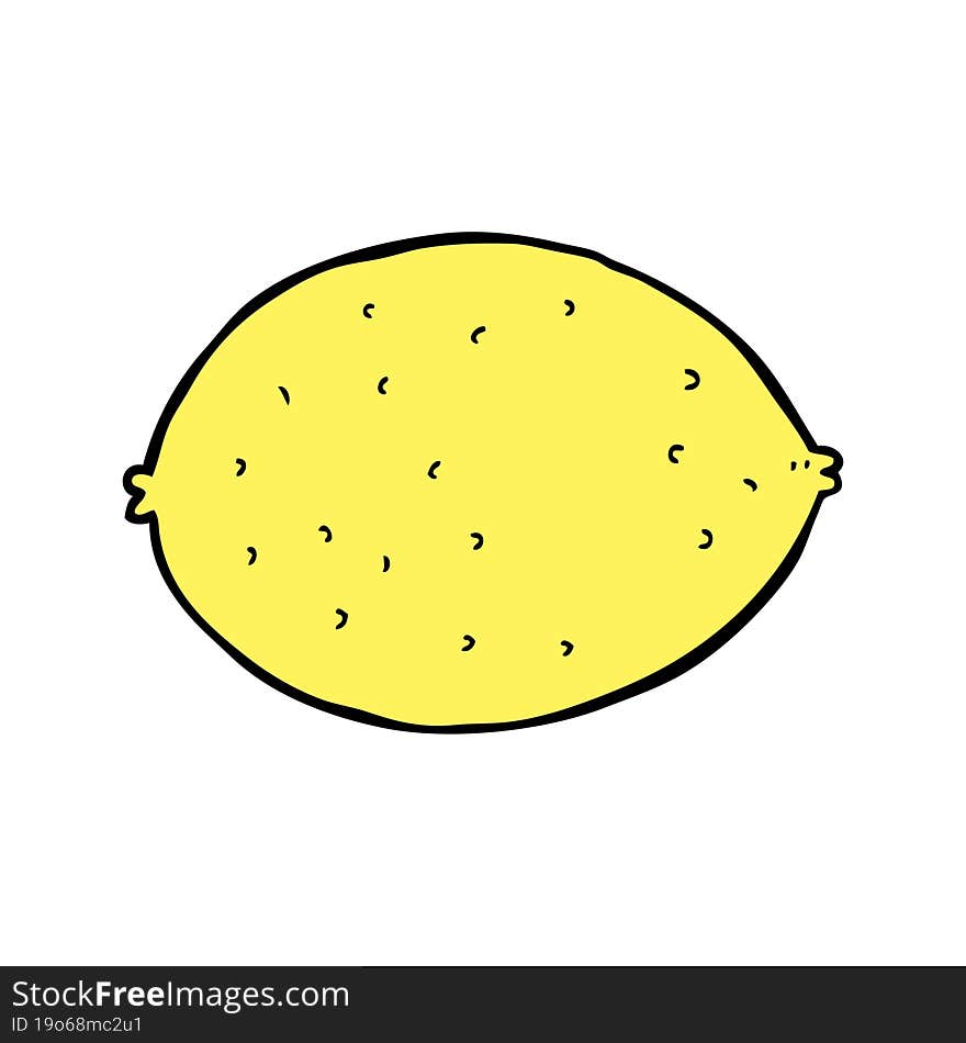 cartoon lemon