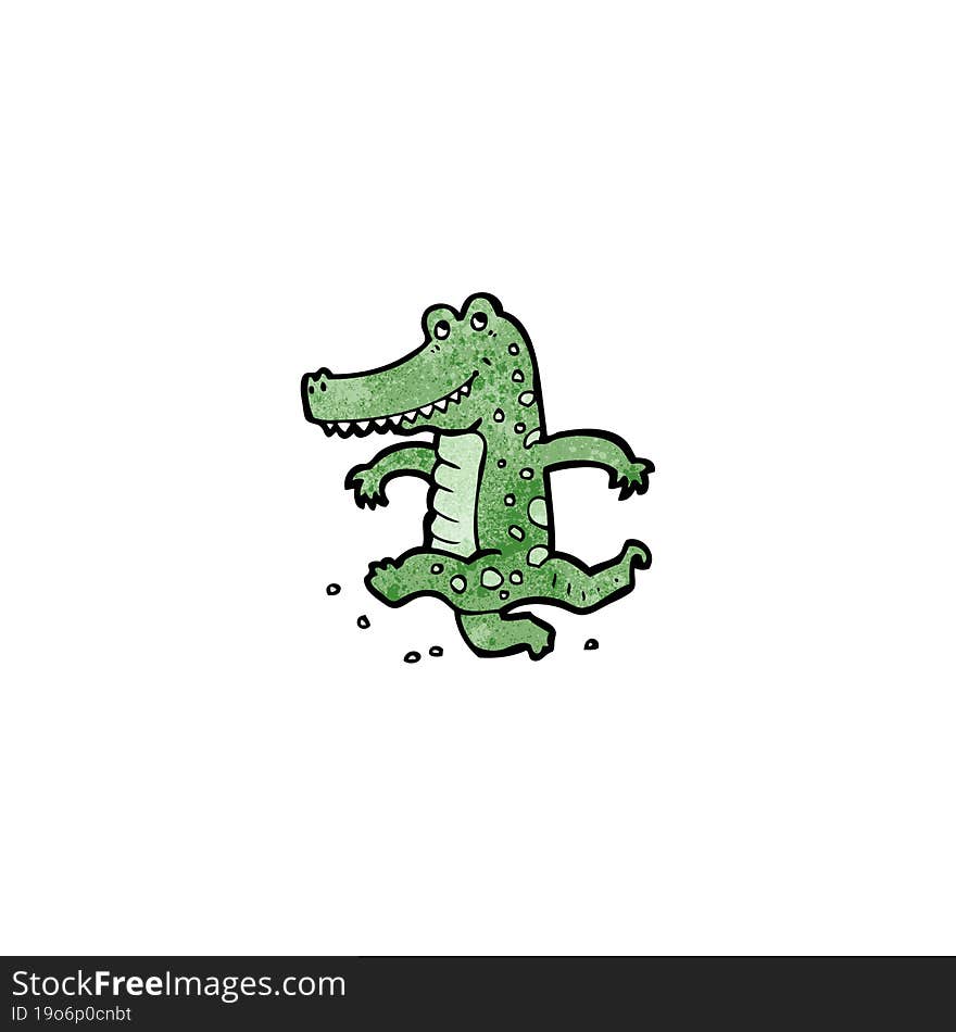 dancing crocodile cartoon