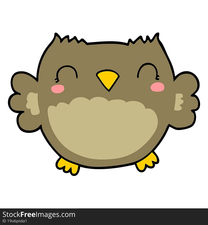 Cute Cartoon Owl