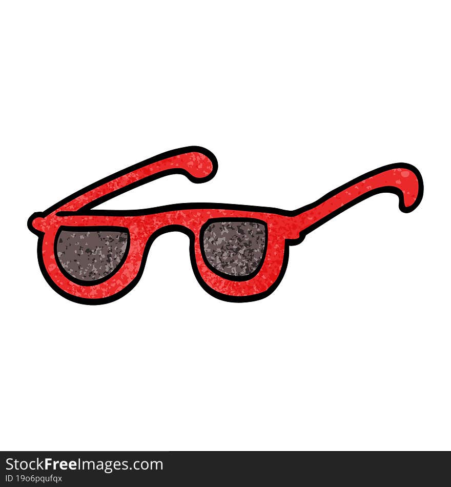 Cartoon Doodle Sunglasses