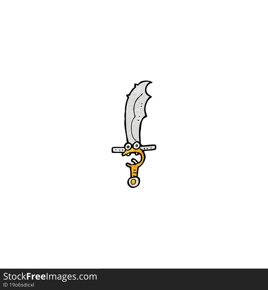 cartoon sword