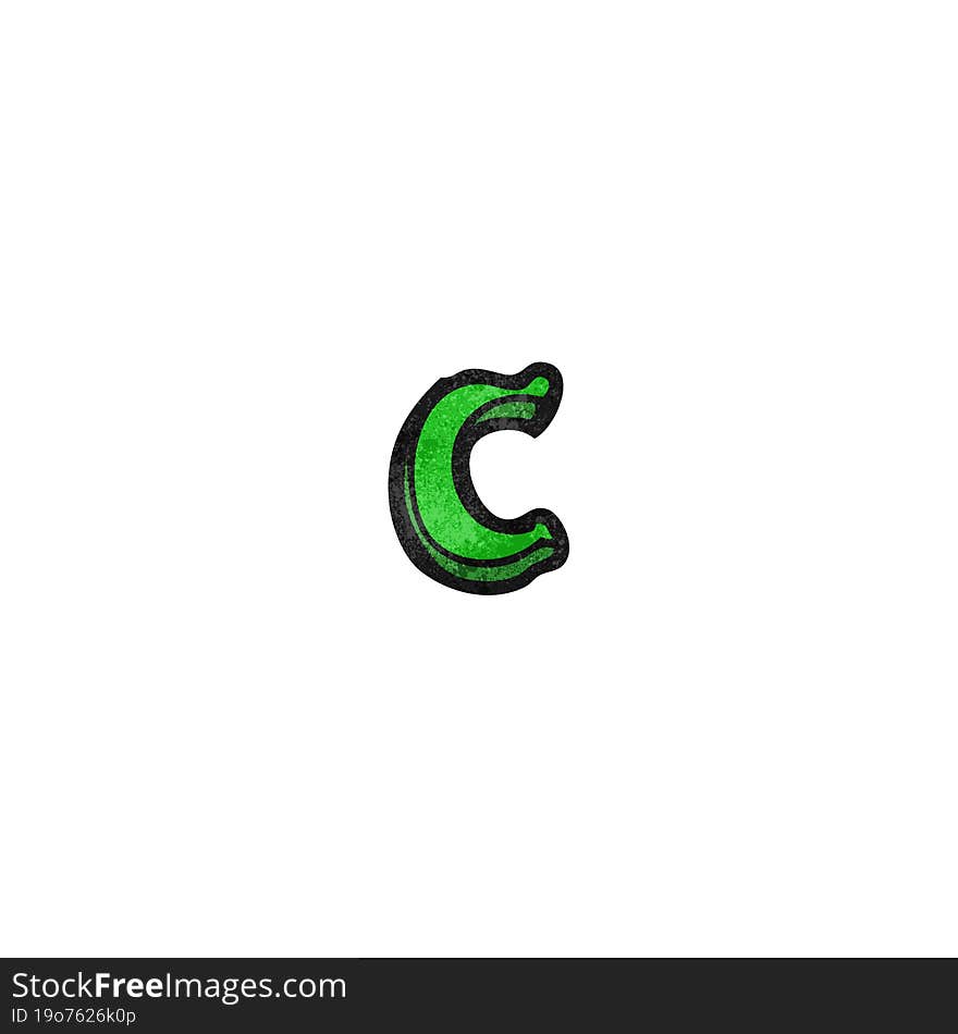 Cartoon Letter C