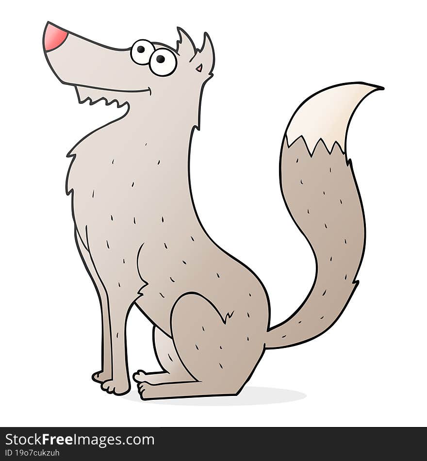 Cartoon Wolf