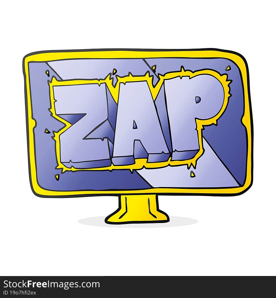 Cartoon Zap Screen