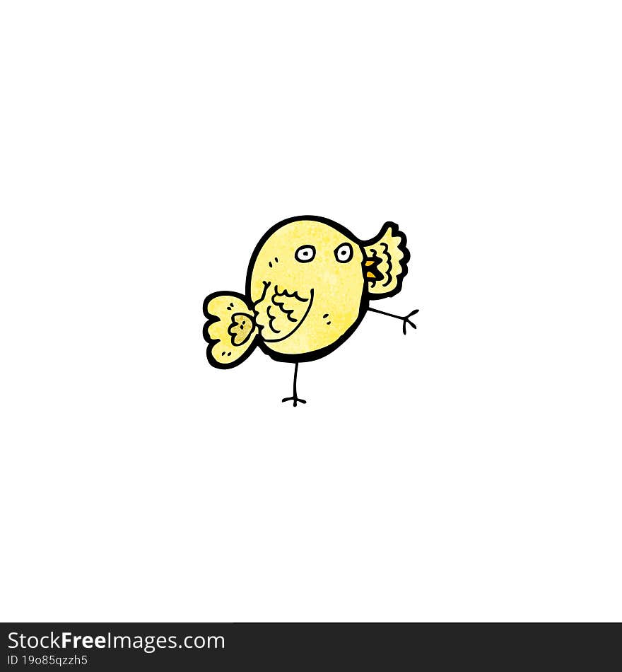 Funny Cartoon Bird