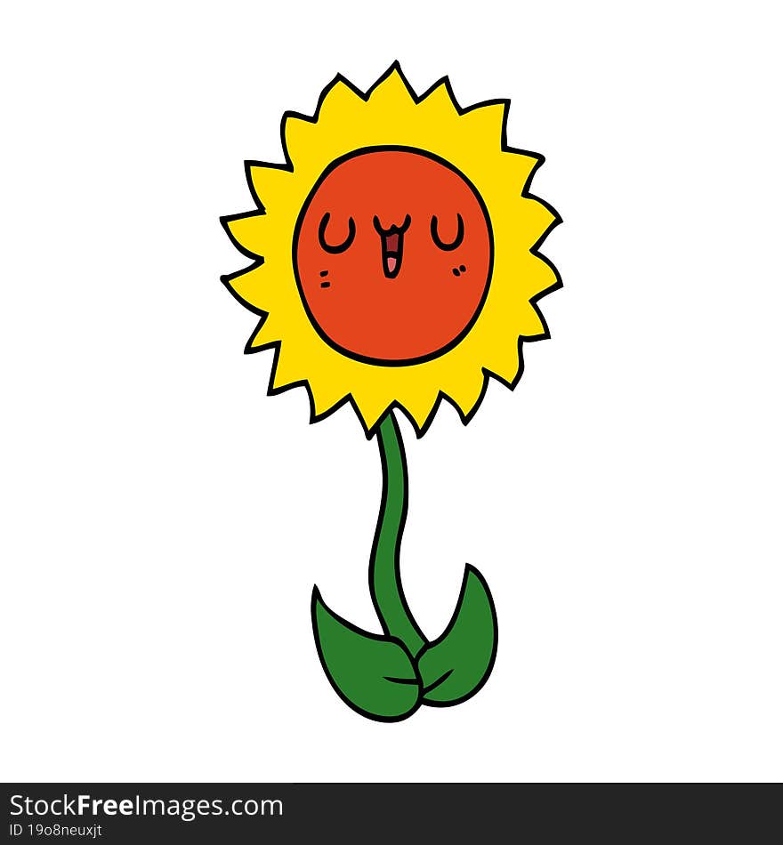 cartoon flower