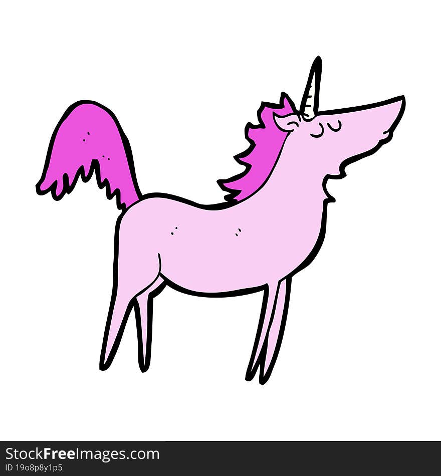 cartoon unicorn