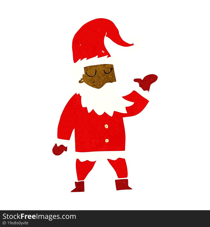 cartoon santa claus