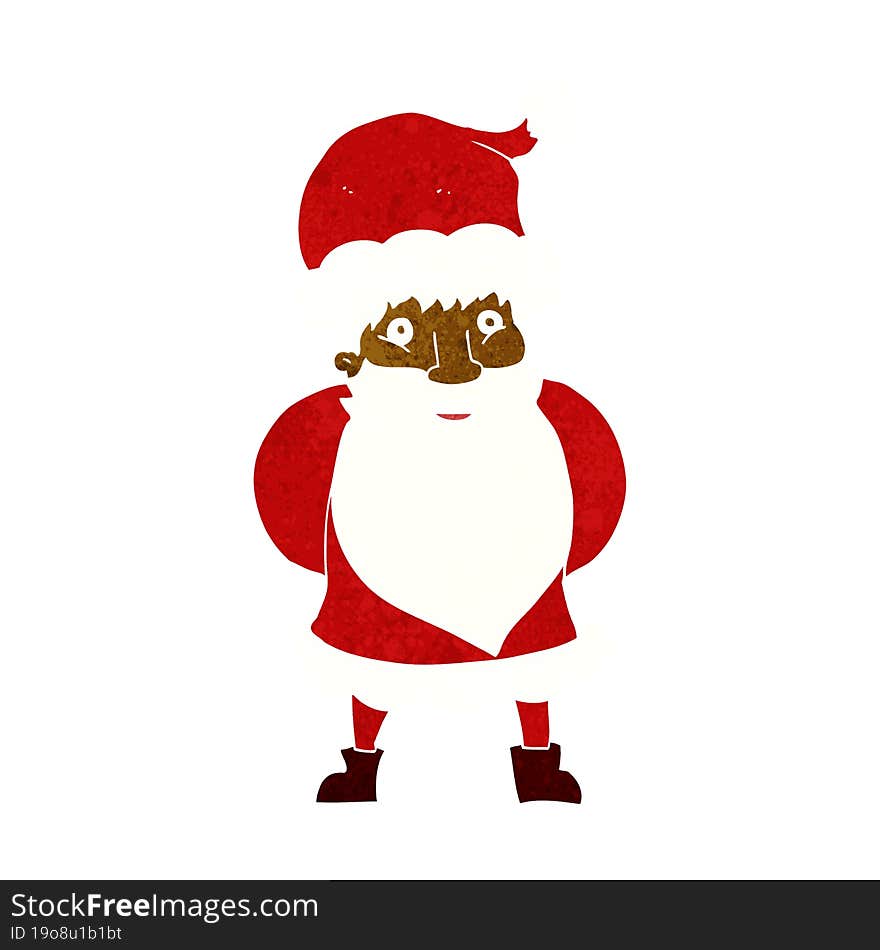 cartoon santa claus