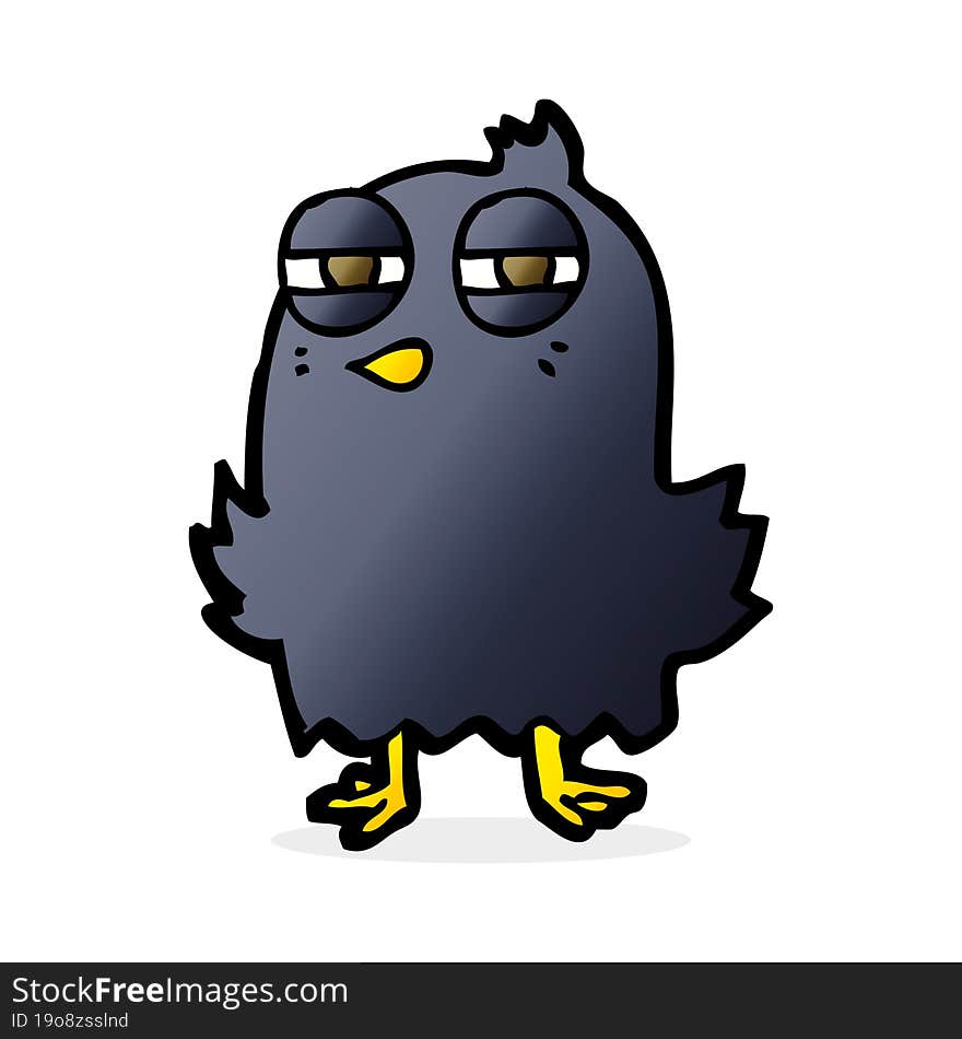 Funny Cartoon Bird