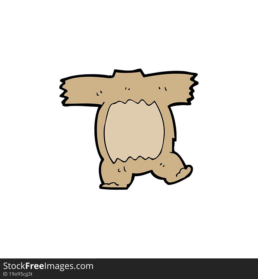 cartoon teddy bear body