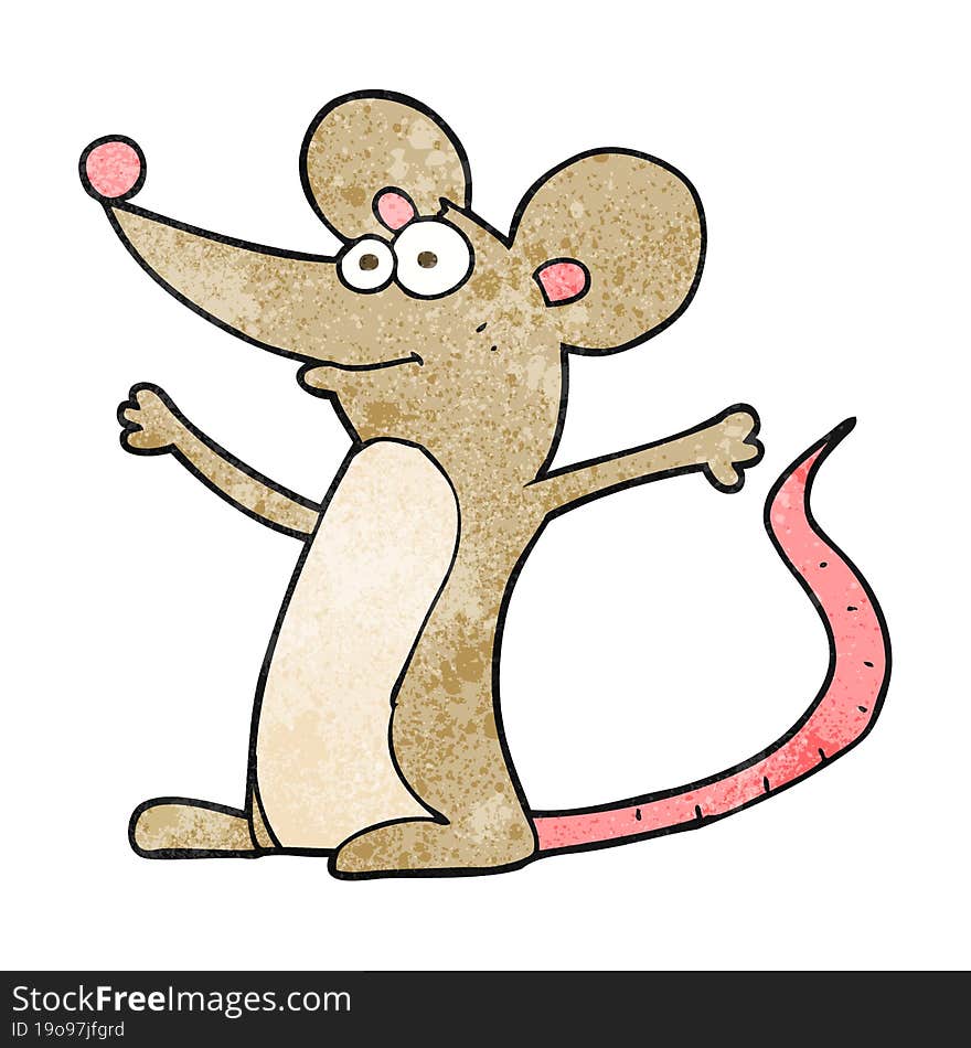 Textured Cartoon Mouse