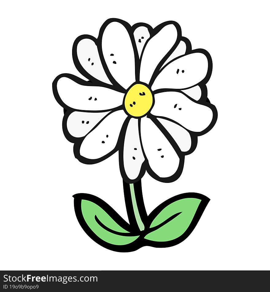 Cartoon Flower Symbol