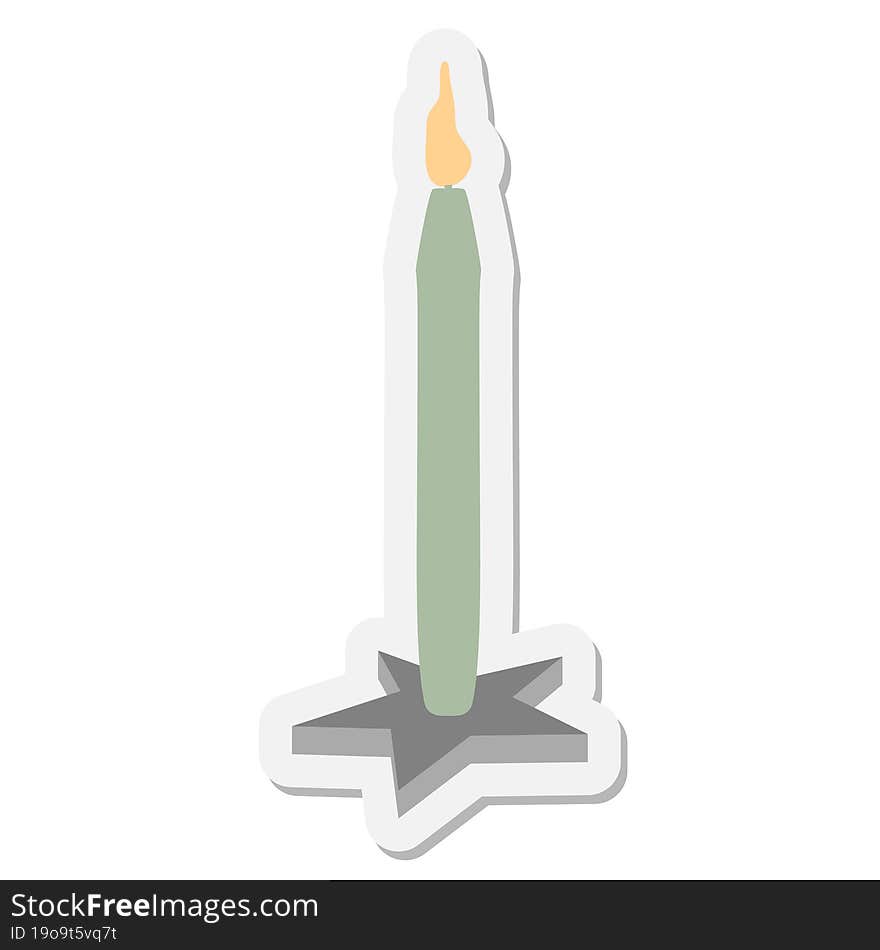 Candle Sticker