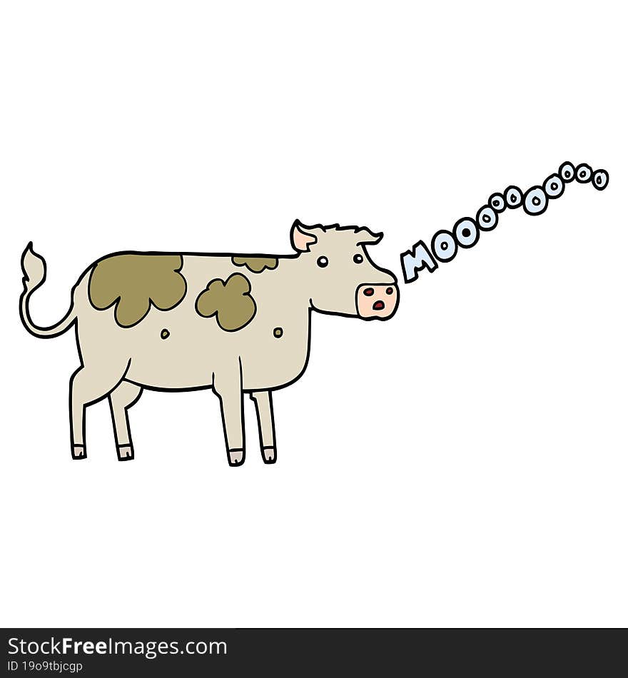 cartoon cow