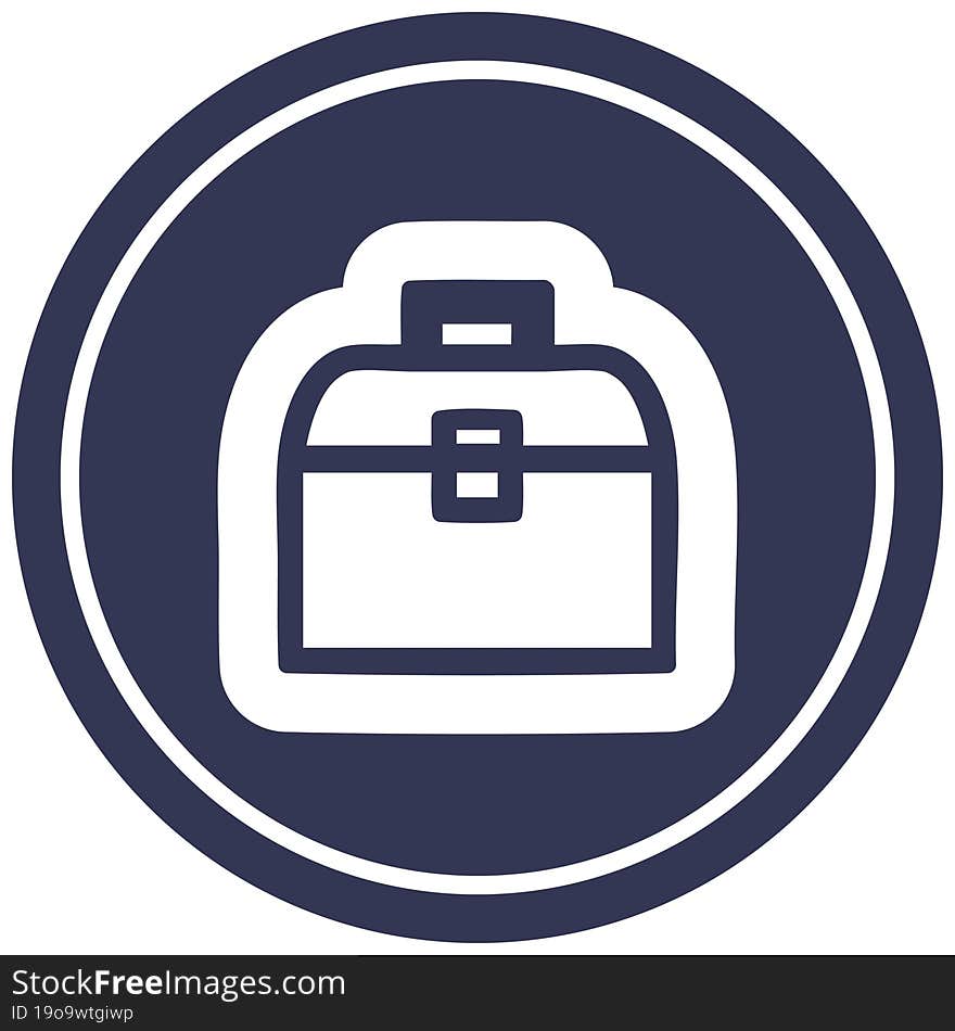 Tool Box Circular Icon