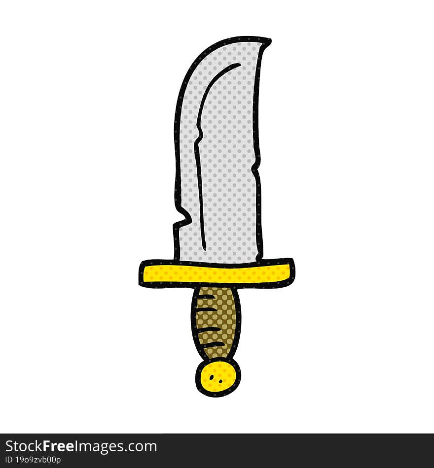 Cartoon Knife