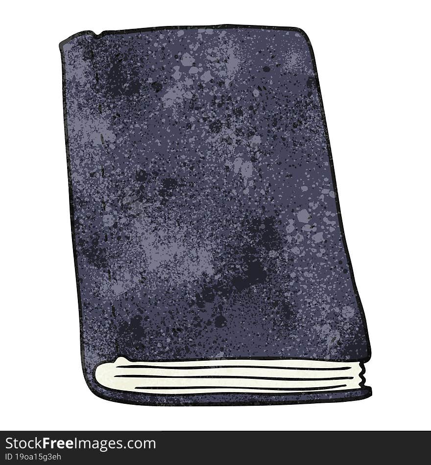 textured cartoon book