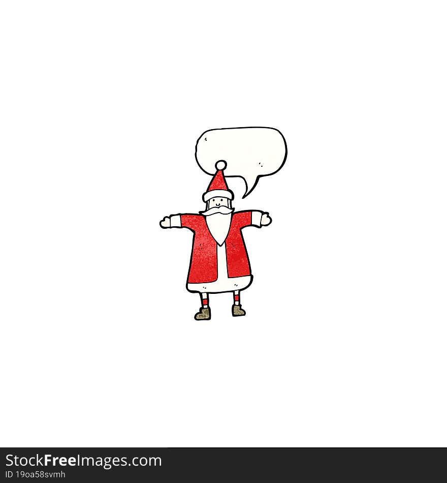 cartoon santa claus