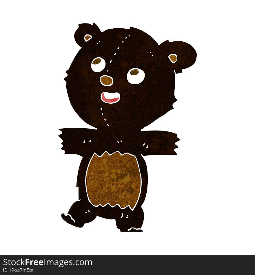 cartoon black bear