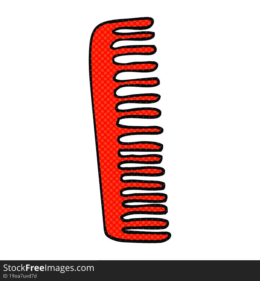 cartoon comb