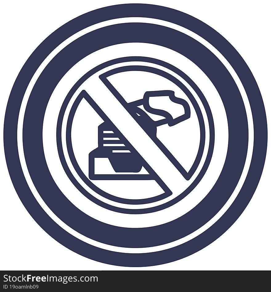 paperless office circular icon