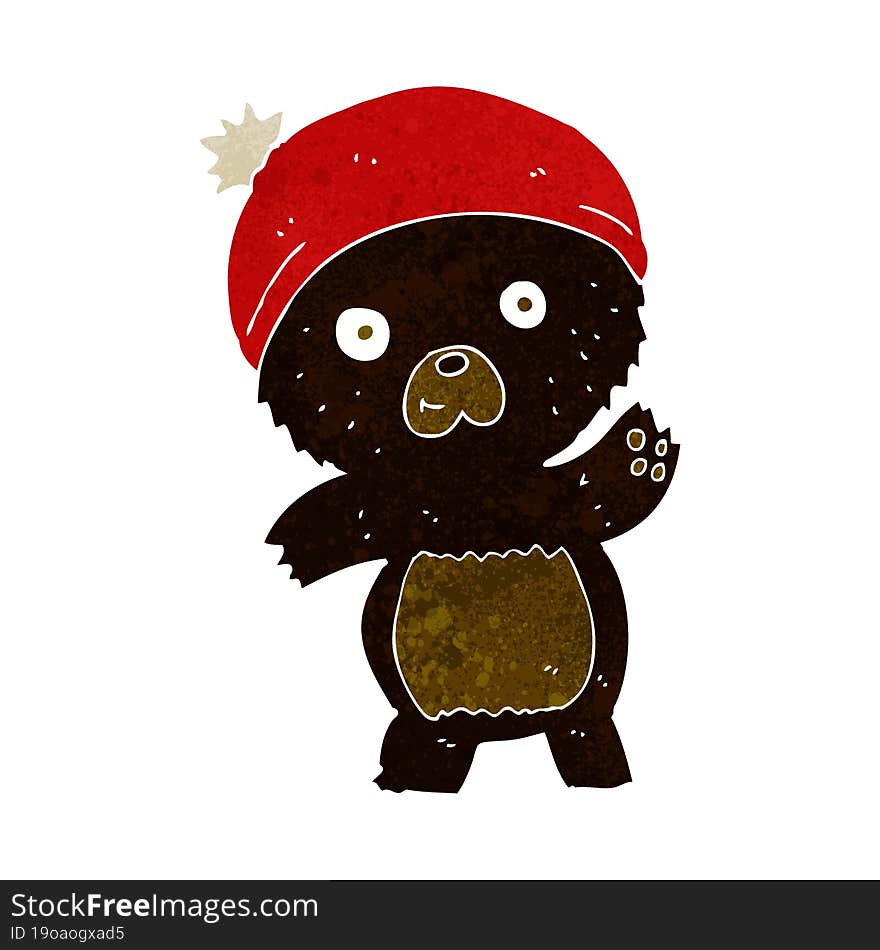 Cute Cartoon Black Bear