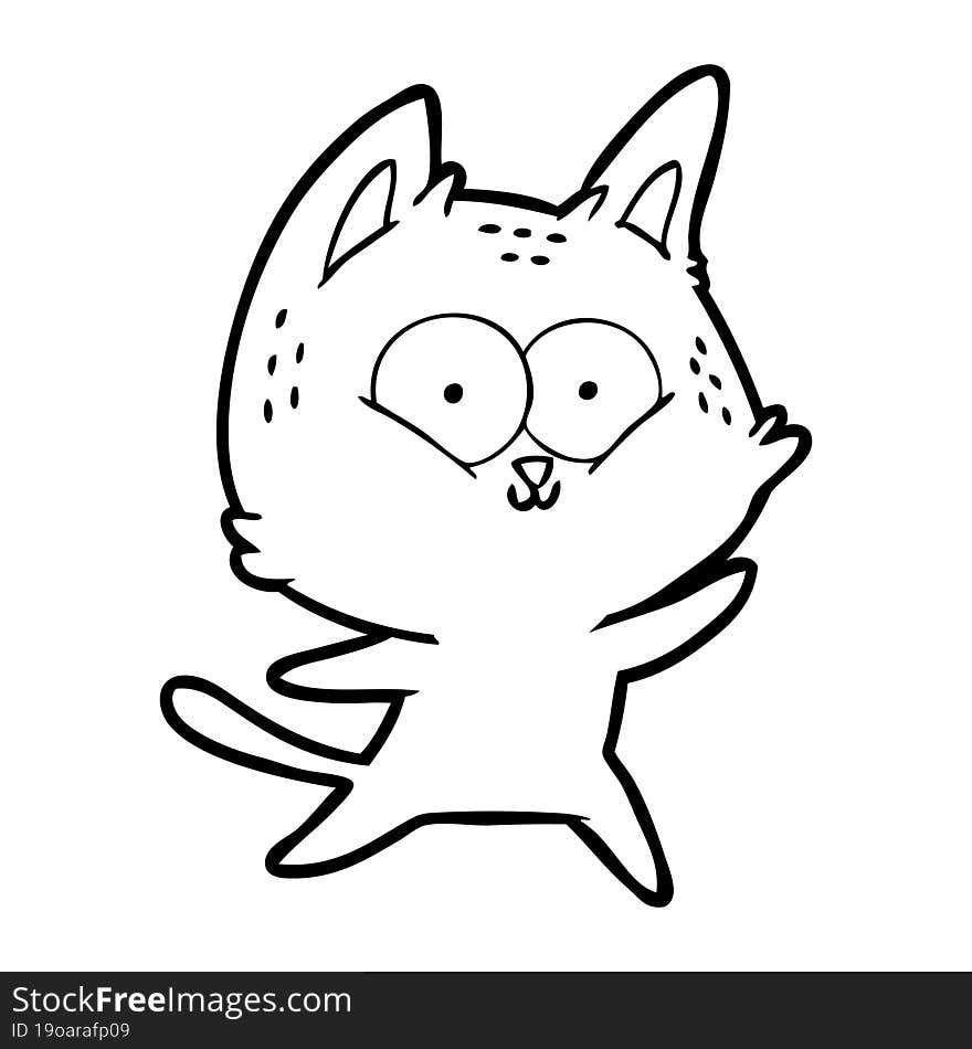 cartoon cat. cartoon cat