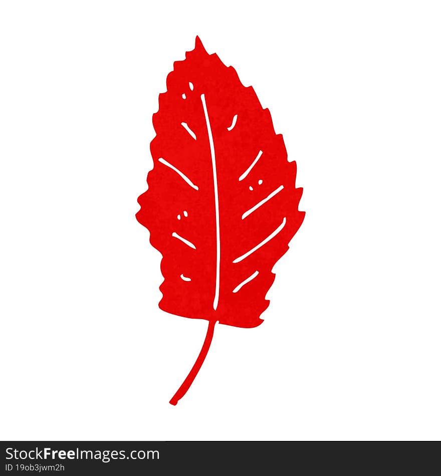 cartoon leaf symbol