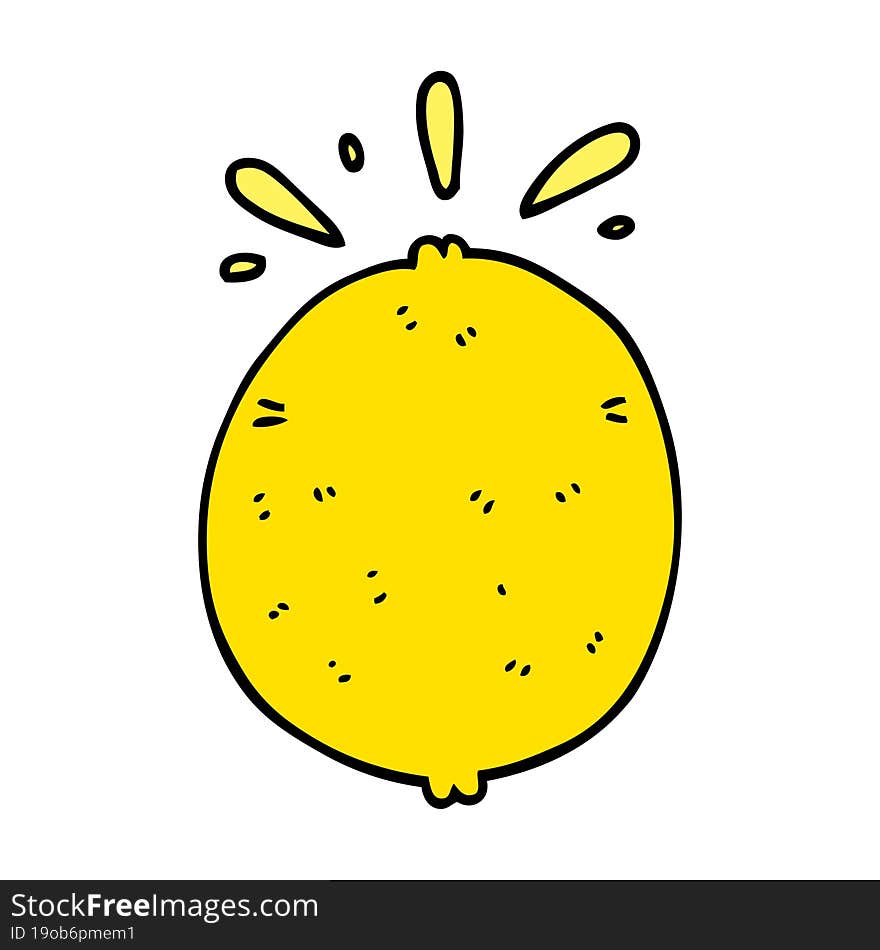 cartoon lemon