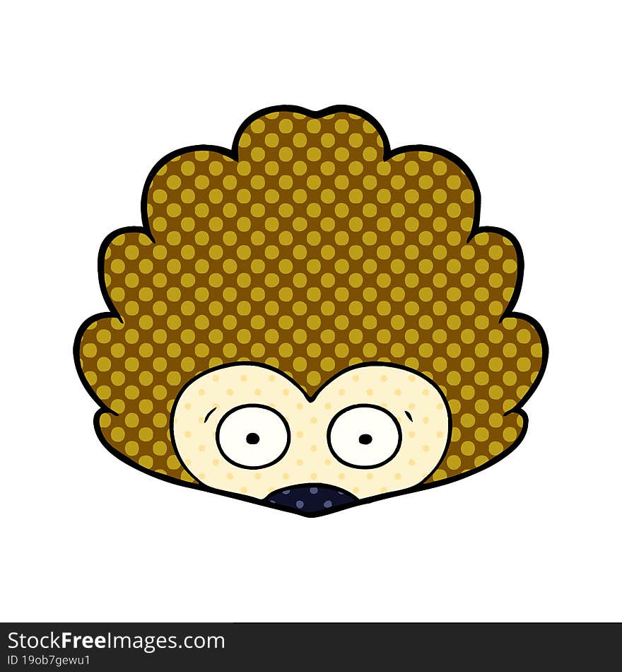 cartoon hedgehog. cartoon hedgehog